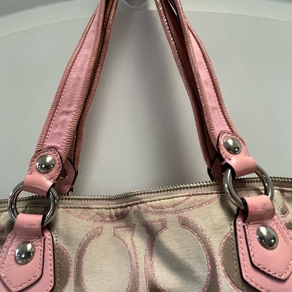 Coach Poppy signature jacquard purse - Picture 5 of 10